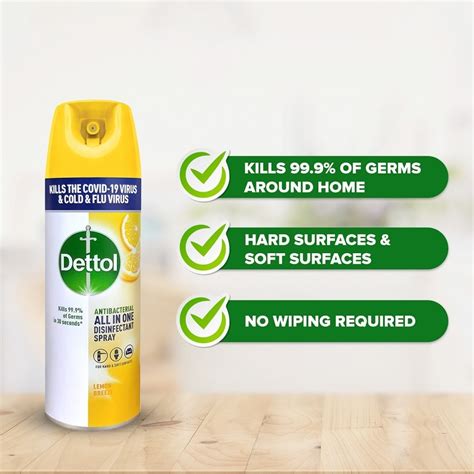 Dettol Disinfectant Spray Lemon Breeze 450ml Watsons Malaysia