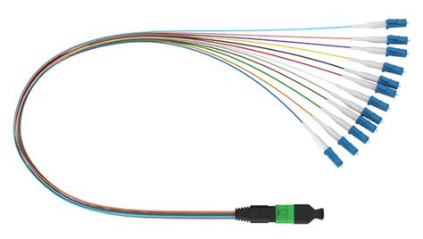 Mpo To Lc Breakout Cable 812 Fibers 40g Networks Fsg