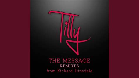 The Message Richard Dinsdale Remix YouTube