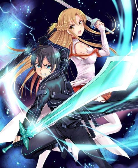 Sao Kirito And Asuna By Uonuma On Deviantart