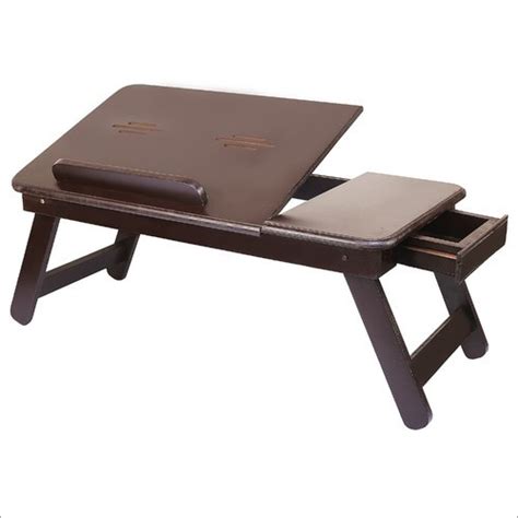 Dark Brown Wooden Laptop Table At Best Price In Delhi Anything N