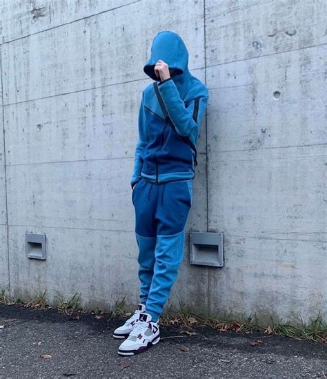 Nike Tech Fleece Dutch Blue Full Tracksuit Dazone