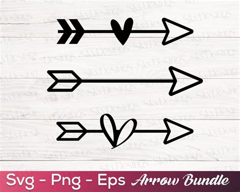 Arrow SVG Bundle Cut File Arrow Clipart Split Arrow Svg Etsy