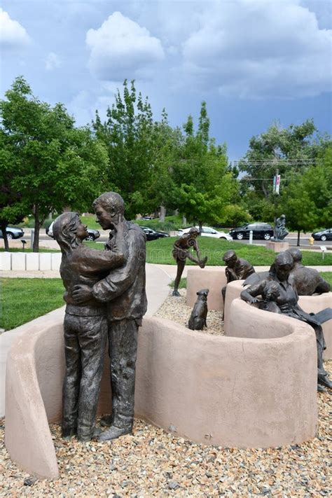 Sculpture Garden at Albuquerque Museum of Art and History in Albuquerque, New Mexico Editorial ...