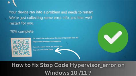 How To Fix Hypervisor BSOD Error On Windows 10 11