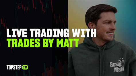 Topsteptv Highlights Live Trading With Trades By Matt Youtube