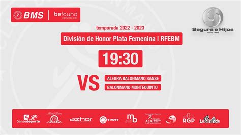 Balonmano Sanse VS BM Montequinto Dos Hermanas Temporada 22 23 DHPF