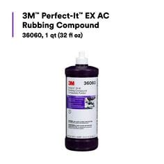 3M Perfect It EX AC Rubbing Compound 36060 1 Qt 32 Fl Oz 6 Per