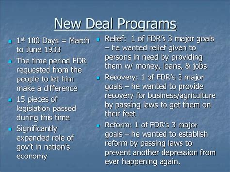 Ppt Franklin Delano Roosevelt The New Deal Powerpoint Presentation