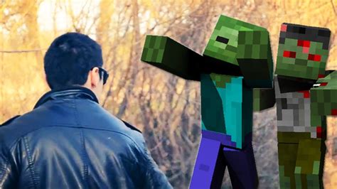 Minecraft Zombies In Real Life Youtube