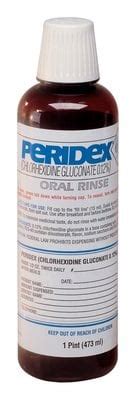 Peridex Chlorhexidine Gluconate Oral Rinse Refill Oz