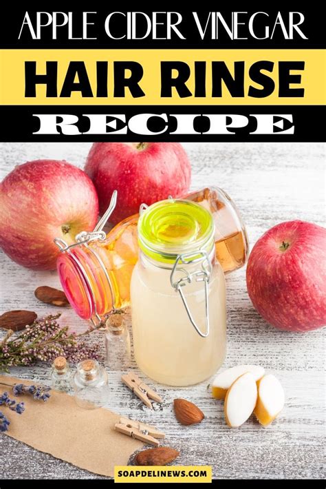 Apple Cider Vinegar Hair Rinse Recipe For Shiny Hair With Yerba Mate