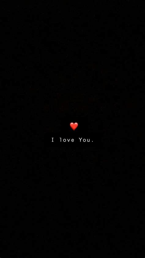 1920x1080px 1080p Free Download I Love You Wala Small Red Heart Black Background Hd Phone