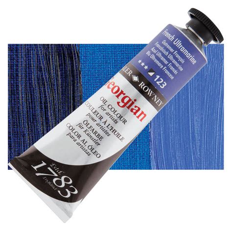 Daler Rowney Georgian Ya L Boya Ml French Ultramarine Sat N Al