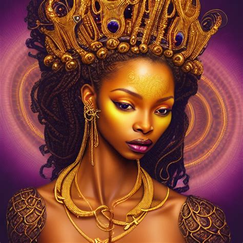 Stunning Beautiful Melanated Brown Skin Woman · Creative Fabrica