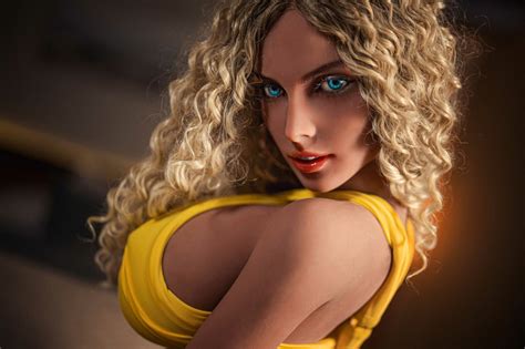 Abigail Blonde Hair Sexy Mini Bbw Tan Sex Doll Vsdoll