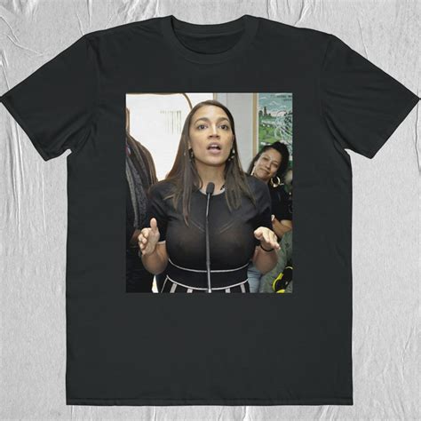 Alexandria Ocasio Cortez AOC See Through Slow Sown Shirt - TokoPyramid