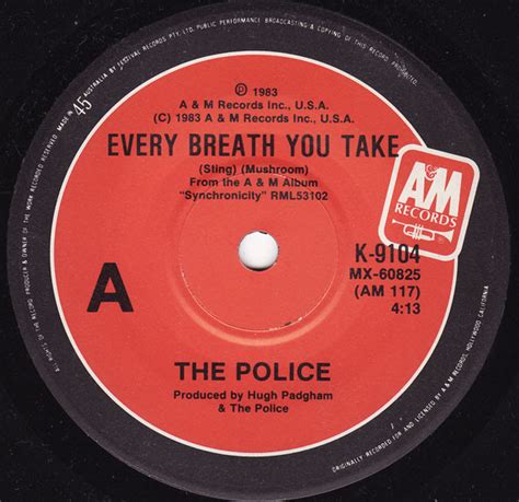 The Police Every Breath You Take Vinyl Discogs