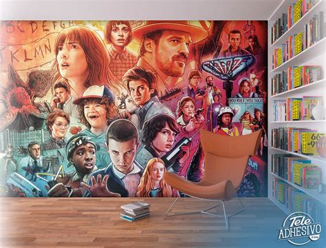 Wall Mural Stranger Things Drawing Muraldecal