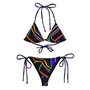 Swimwear String Bikini Etsy