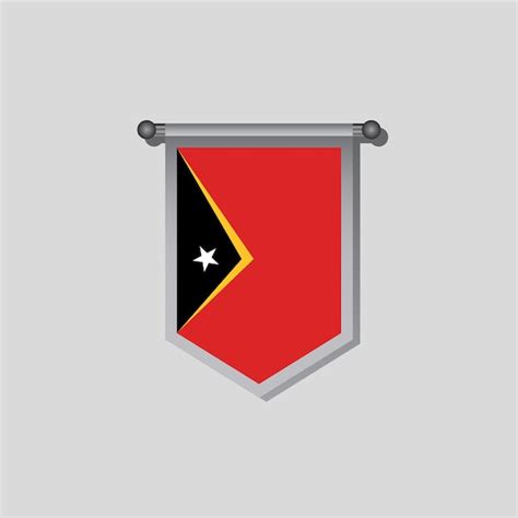 Premium Vector Illustration Of Timor Leste Flag Template