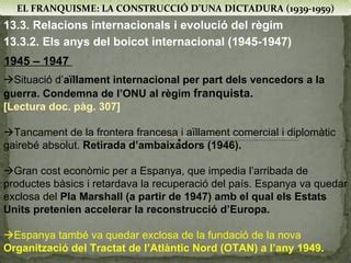 13 EL FRANQUISME 1939 1959 PPT