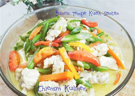 Resep Buncis Tempe Kuah Santan Oleh Chiensyn Kuliner Cookpad