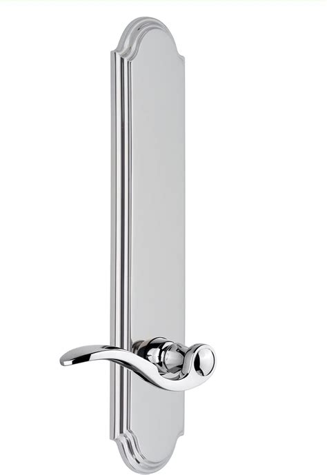 Grandeur 837785 Hardware Arc Tall Plate Bellagio Lever In Bright Chrome