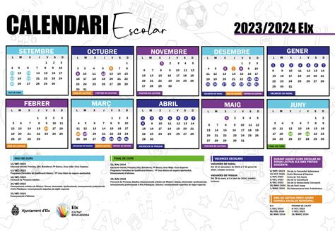 Calendari Escolar 2023 2024 Ajuntament D Elx