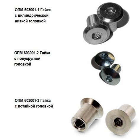 Гайка Эриксона: плоская, полукруглая, материал изготовления, диаметр