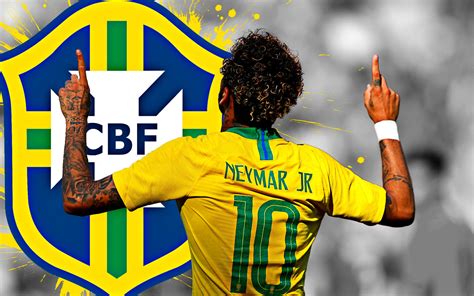 Brazil Flag Wallpaper With Neymar