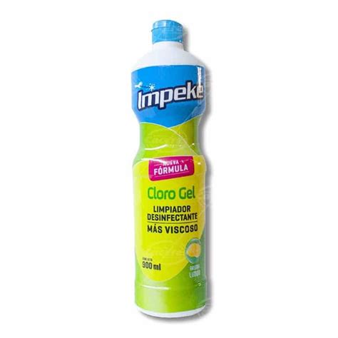 Cloro Gel Impeke Aroma Limón 900 ml Espacio Limpio Villarrica