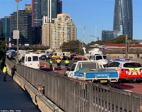 Horror Car Crash On Sydneys Harbour Bridge As Woman Dies And Others