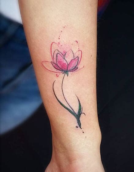 50+ Best Watercolor Flower Tattoos Designs & Ideas (2020) | Tattoo Ideas 2020 - Part 3