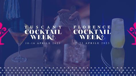 È ufficiale ad aprile in scena la Tuscany e la Florence Cocktail Week 2023