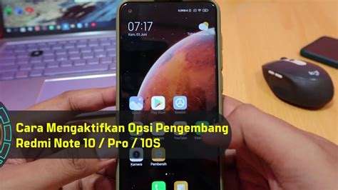 Cara Mengaktifkan Opsi Pengembang Redmi Note 10 Pro 10S YouTube