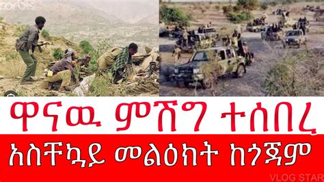 ሰበር ዜና ትልቁ የመከላከያ ምሽግ ተሰበረ Amhara Fano አድስ አበባ Nov 22 2023 YouTube