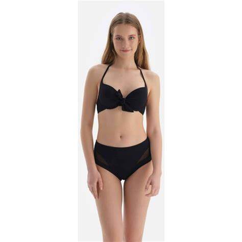 Dagi Bikini Top Black Plain Eponuda