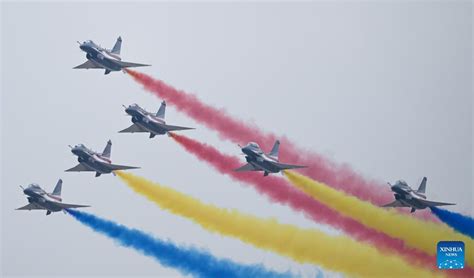 Aircraft Conduct Adaptive Training For Airshow China In Zhuhai People S Daily Online