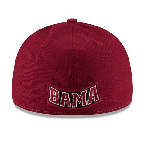 Alabama Crimson Tide New Era Front N Center Low Crown 59FIFTY Fitted ...