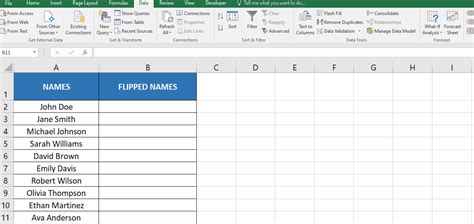 How To Flip Names In Excel With Comma Spreadcheaters