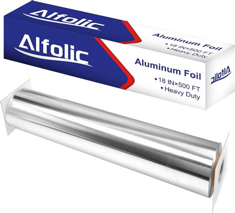 Alfolic Heavy Duty Aluminum Foil 18 X 500 Feet Tin Grill