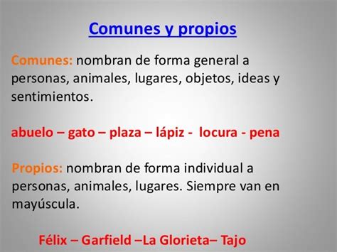 Sustantivo Y Pronombres 5º De Primaria