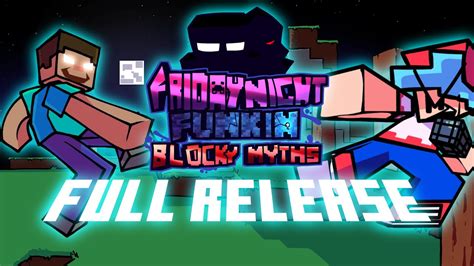 Friday Night Funkin Blocky Myths Vs Herobrine Full Showcase YouTube