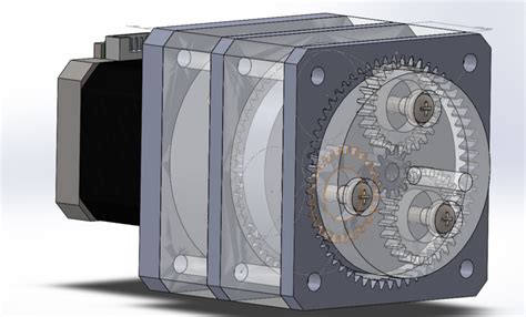 3d Printed Nema 17 Gearbox By Kaankaragöz Pinshape