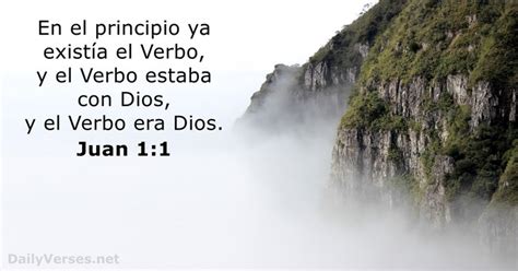 Juan 1:1 - Versículo de la Biblia del día - DailyVerses.net