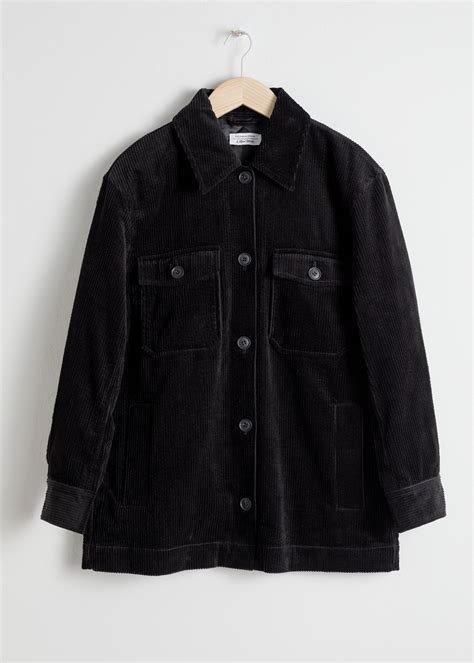 Oversized Corduroy Jacket In 2020 Corduroy Jacket Black Corduroy Jacket Clothes