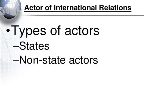 😀 State And Non State Actors In International Relations What Are State