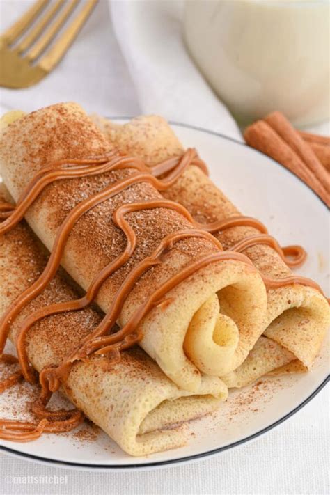 Cinnamon Roll Protein Crepes