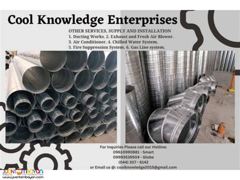 SPIRAL DUCTING -- INSTALLATION,SERVICES,SUPPLY